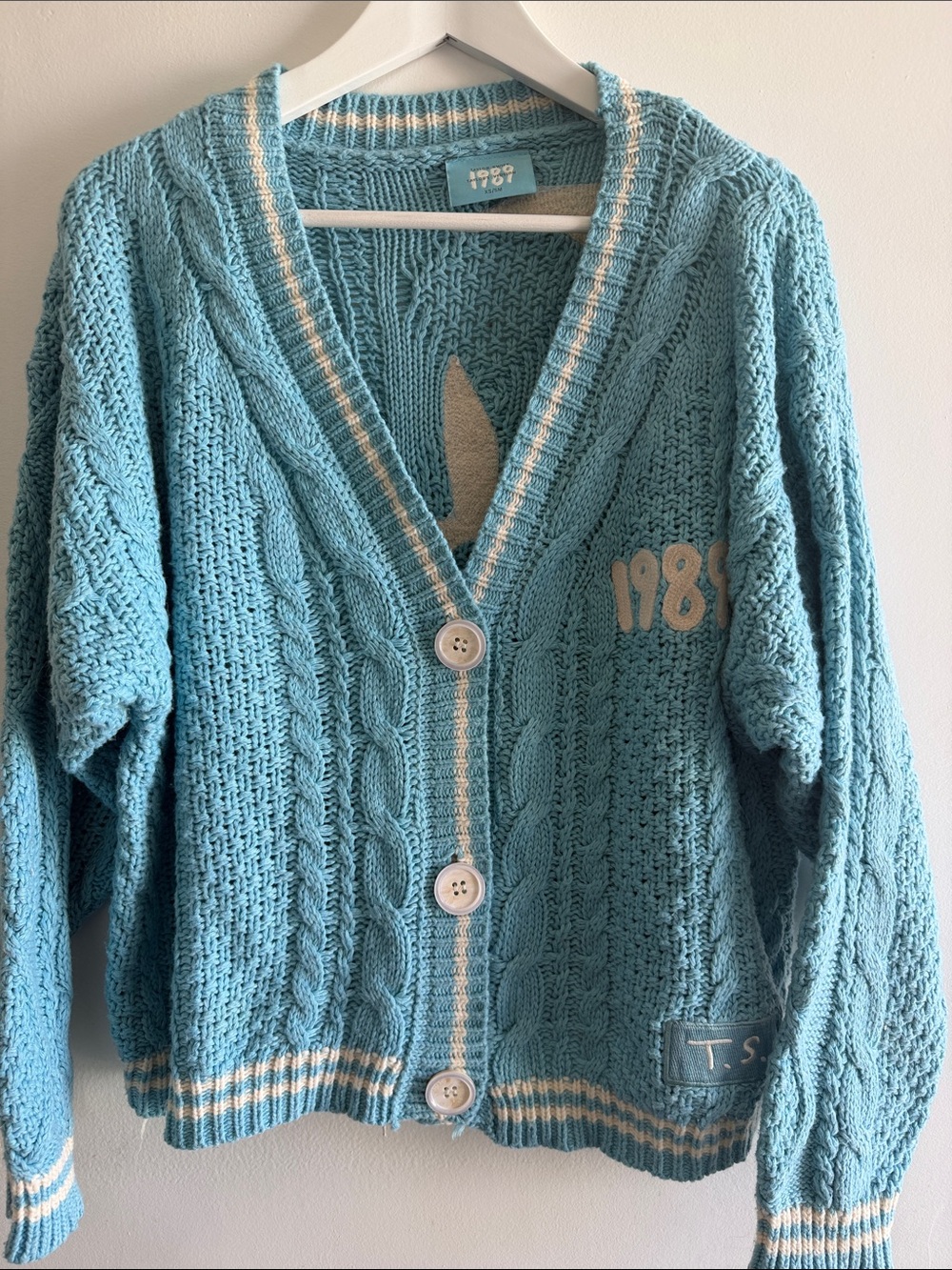 Taylor Swift 1989 Cardigan XS/SM LIKE NEW Authentic Official